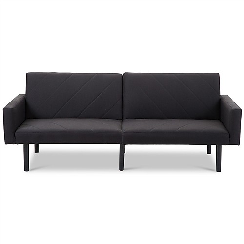 

современный черный лен сплит-футон спальное место диван-кровать диван