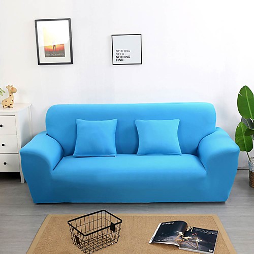 

чехлы на диван чехлы синего однотонного полиэстера с реактивной печатью / высокопрочные чехлы для диванов