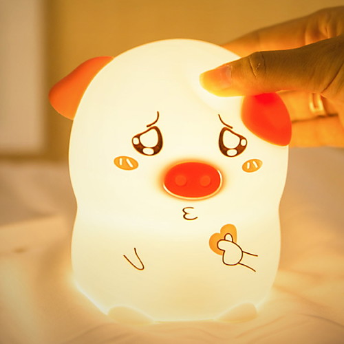 

1шт LED Night Light Тёплый белый USB Творчество <=36 V