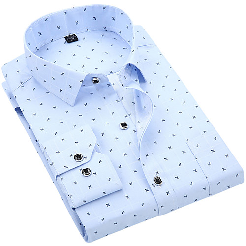 

Men's Galaxy Ruffle Slim Shirt Basic White / Blue / Blushing Pink