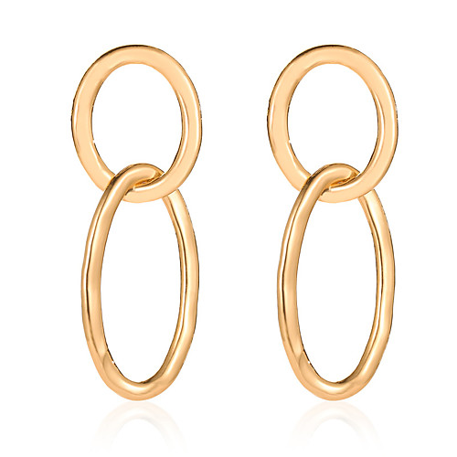 

Women's Earrings Holiday Wedding Birthday Romantic Earrings Jewelry Rose Gold / Gold / Silver For Date Street Festival 1 Pair