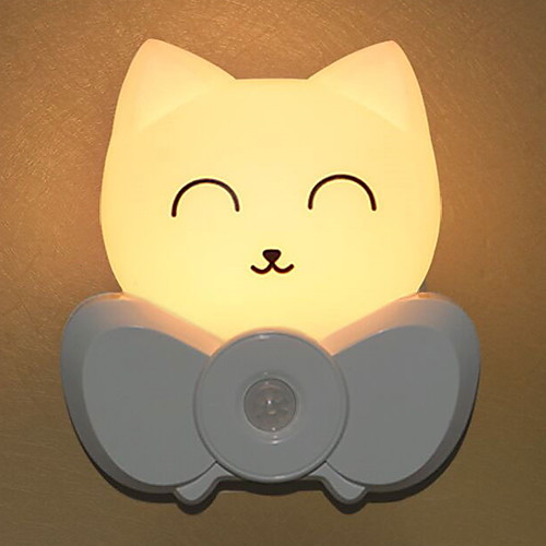 

1шт LED Night Light Тёплый белый USB Дистанционно управляемый / Творчество <=36 V