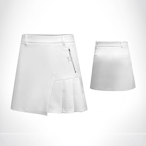 

Жен. Юбки Гольф Одежда для спорта и отдыха на открытом воздухе Весна Лето / Эластичность / Устойчивость к УФ / Сплошной цвет