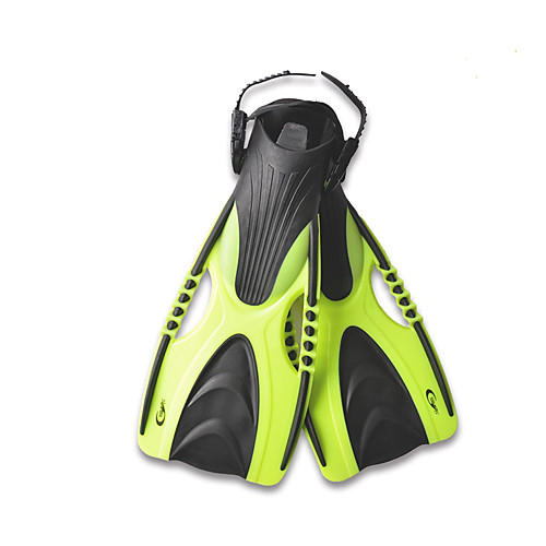 

YON SUB Diving Fins Professional Anti-skidding Adjustable Strap Diving Snorkeling Water Sports TPR PP - for Adults Black Yellow Blue