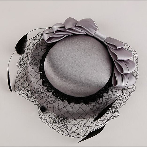 

Шелк / Сеть Fascinators / Головные уборы с Кепки / Отделка 1шт Свадьба / Вечеринка / ужин Заставка