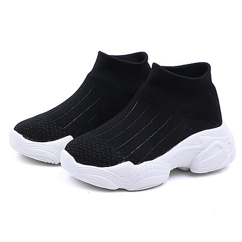 

Девочки Flyknit Ботинки Младенцы (0-9m) Удобная обувь / Обувь для малышей Черный / Бежевый Весна
