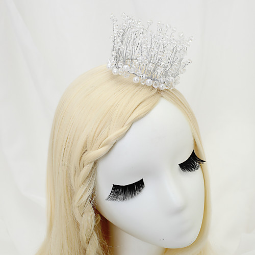 

Wedding Crystal / Alloy Headdress with Crystal 1 Piece Wedding Headpiece