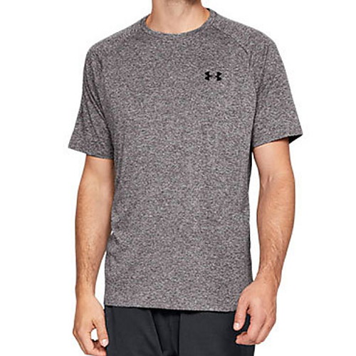 

Муж. Футболка Круглый вырез Тонкие Классический Однотонный Черный L