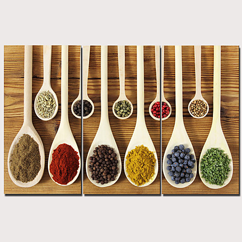 

С картинкой Отпечатки на холсте - Натюрморт Традиционный Modern 3 панели Репродукции