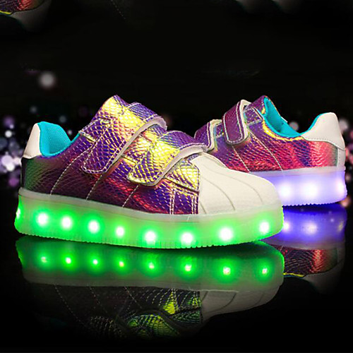 

Boys USB Charging LED / LED Shoes PU Sneakers Toddler(9m-4ys) / Little Kids(4-7ys) / Big Kids(7years ) LED Black / White / Purple Spring / Fall / Rubber