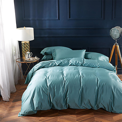 

Пододеяльник наборы Однотонный Хлопок Крашенный в пряже 4 предметаBedding Sets