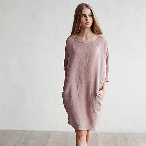 

женская футболка длиной до колен платье розового цвета s m l xl