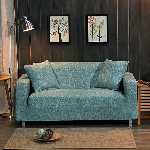 

Sofa Cover Romantic Yarn Dyed Polyester / Cotton Blend Slipcovers