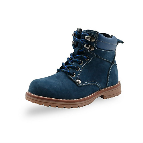 

Мальчики Полиуретан Ботинки Армейские ботинки Коричневый / Синий / Темно-коричневый Осень / Зима