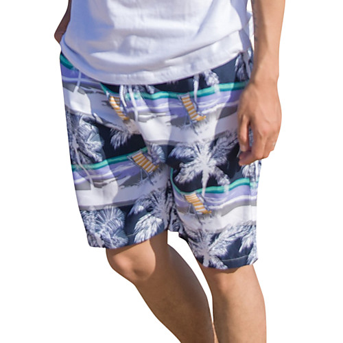 

Жен. Спортивные Шорты Брюки - Рисунок Синий L XL XXL