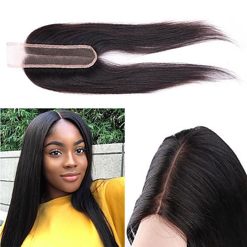 

Laflare Brazilian Hair Lace Front Straight Middle Part Swiss Lace Human Hair Women's Women / Extention / Best Quality Dailywear / Causal / Casual