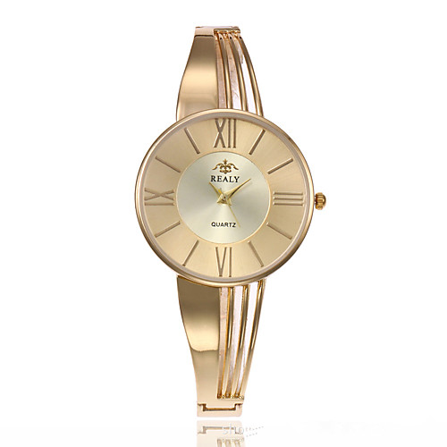 

Women's Quartz Watches Casual Fashion Silver Gold Rose Gold Stainless Steel Chinese Quartz Gold Silver Rose Gold Cute Creative Casual Watch 1 pc Analog