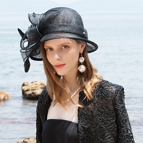 

100% лен Fascinators / Головные уборы с Цветы 1шт Особые случаи / Вечеринка / ужин Заставка