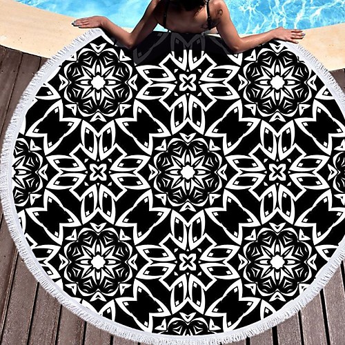 

Высшее качество Пляжное полотенце, Геометрический принт 100%микро волокно 1 pcs