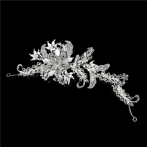 

Сплав ободки / Аксессуары для волос / Головные уборы с Блеск / Crystal / Rhinestone / Цветы 1 шт. Свадьба / Вечеринка / ужин Заставка