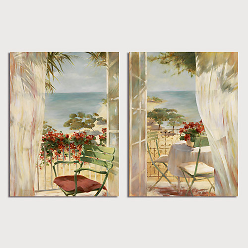 

С картинкой Отпечатки на холсте - Пейзаж Цветочные мотивы / ботанический Modern Репродукции