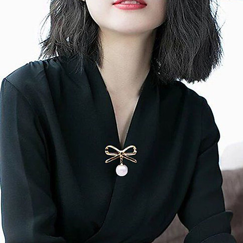 

Women's Brooches Retro Artistic Fashion Brooch Jewelry White Gold Silver For Party Festival