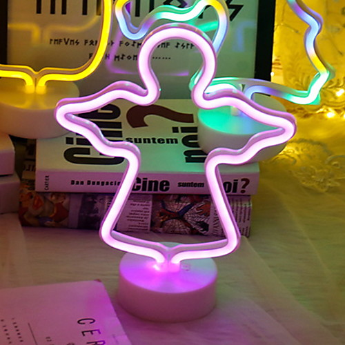 

1шт Ангел LED Night Light Аккумуляторы AA Творчество <5 V