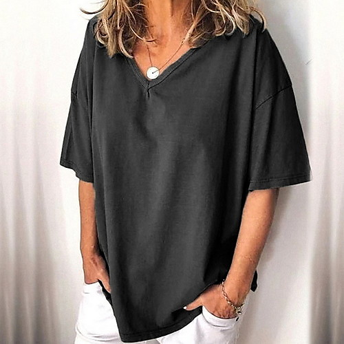 

Жен. Футболка Однотонный Зеленый US10