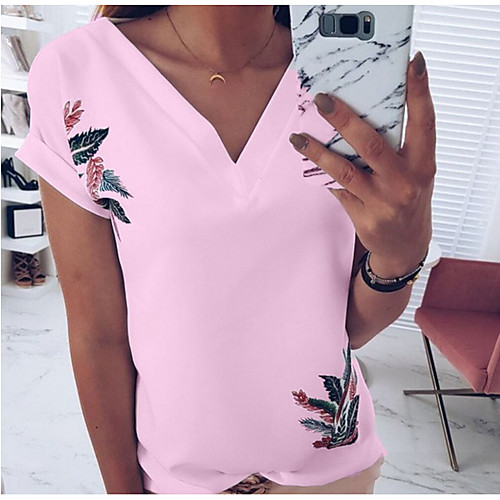 

Жен. Футболка Геометрический принт Белый US8