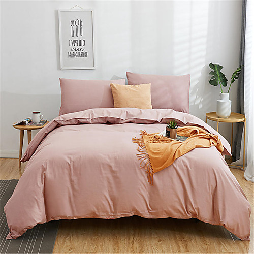 

Пододеяльник наборы Однотонный Хлопок Крашенный в пряже 4 предметаBedding Sets