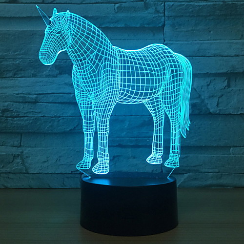 

1шт 3D ночной свет USB Творчество <=36 V