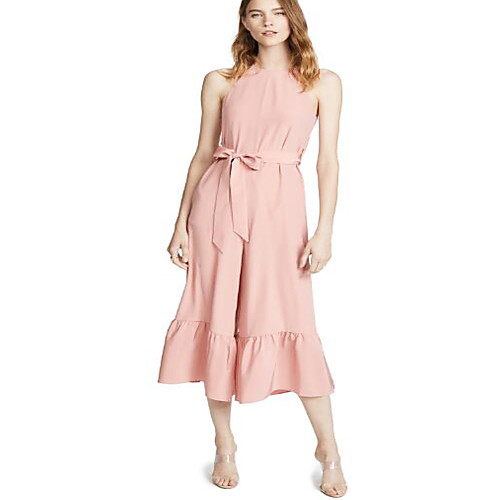 

Жен. Розовый Комбинезоны, Однотонный M L XL