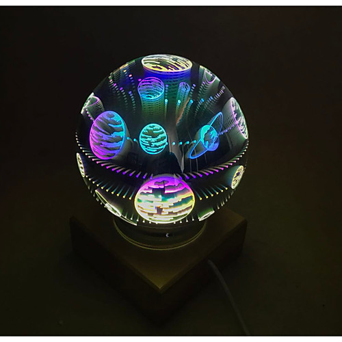 

YouOKLight 1 комплект Шары LED Night Light Фиолетовый USB Безопасность <=36 V