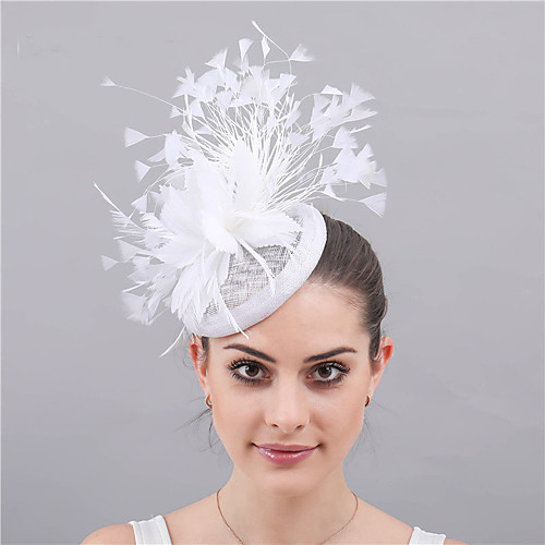 

Перья / Сеть Fascinators / Цветы / Аксессуары для волос с Пух / Цветы 1 Вечеринка / ужин / на открытом воздухе Заставка