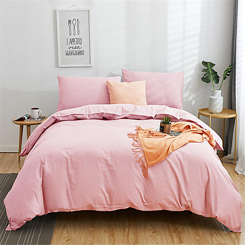 

Пододеяльник наборы Однотонный Хлопок Крашенный в пряже 4 предметаBedding Sets