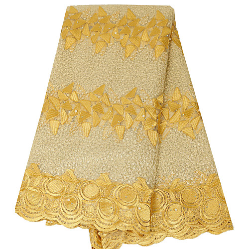 

Африканское кружево Цветы С узором 125 cm ширина ткань для Особые случаи продано посредством 5Yard