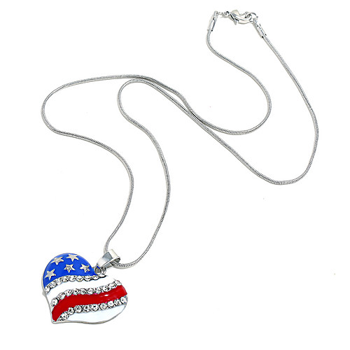 

Women's Necklace Friends European Romantic Casual / Sporty Sweet Chrome Silver 43 cm Necklace Jewelry 1pc For Street Festival