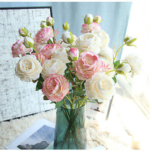 

Искусственные Цветы 1 Филиал Классический Современный современный Розы Букеты на стол