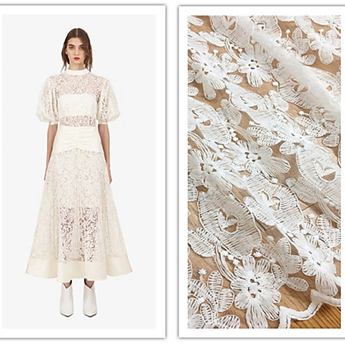 

Кружева Однотонный С узором 125-130 cm ширина ткань для Свадьба продано посредством Ярд (0,9 м)