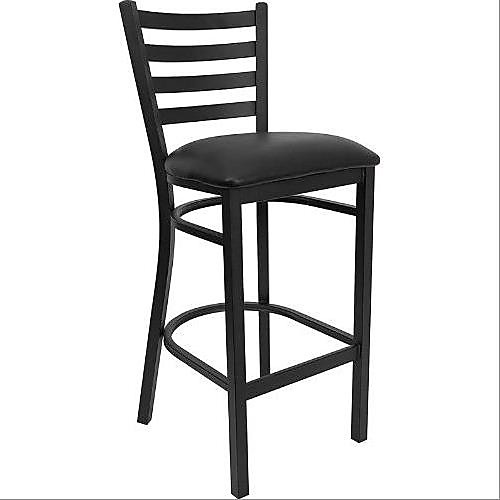 

черный металлический барный стул в стиле ресторана