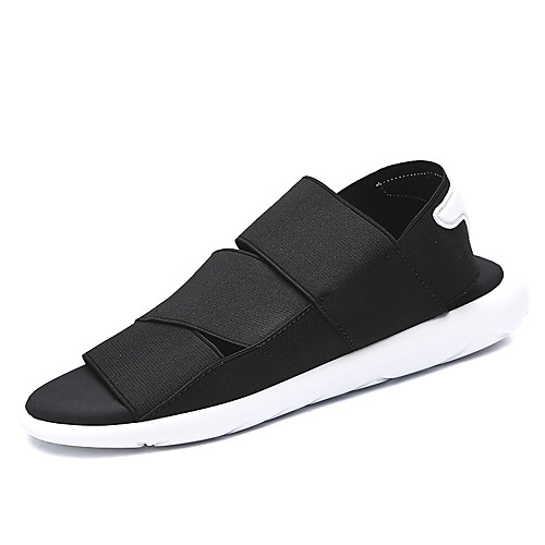 

Men's Elastic Fabric Summer Classic Sandals Walking Shoes Breathable Camouflage Black / White / Black / Red / Black