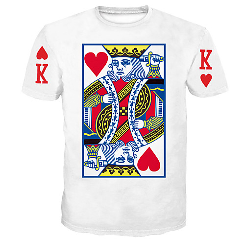 

Муж. С принтом Футболка 3D Белый US38