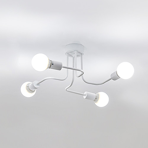

4-Light Спутник Потолочные светильники Рассеянное освещение Окрашенные отделки Металл Творчество 200-240 Вольт / 110-120Вольт
