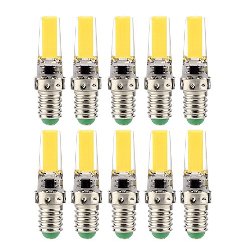 

10 шт. 3 W LED лампы типа Корн 350 lm E14 T 1 Светодиодные бусины COB Декоративная Милый Тёплый белый Холодный белый 220 V 110 V