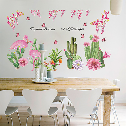

Декоративные наклейки на стены - Простые наклейки Животные / Цветочные мотивы / ботанический Спальня / В помещении