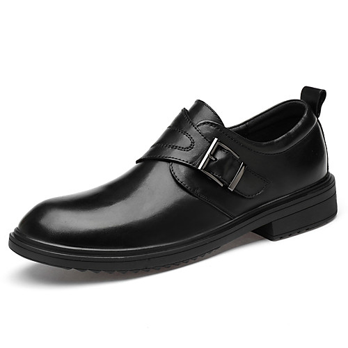 

Муж. Официальная обувь Наппа Leather Весна лето / Наступила зима На каждый день / Английский Туфли на шнуровке Для прогулок Нескользкий Черный