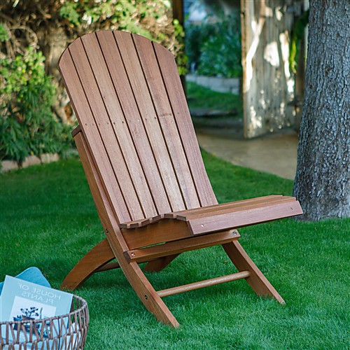 

открытый патио безрукавный адирондак стул с коричневой деревянной окраской