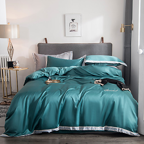 

Однотонный Шелк / Хлопок Ручная работа 4 предметаBedding Sets / 400