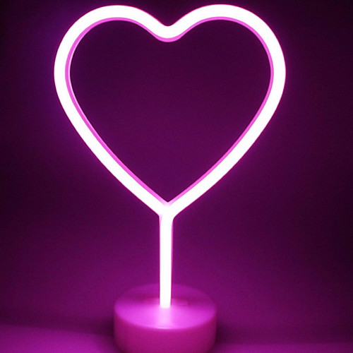 

1шт LED Night Light Розовый USB Творчество <5 V