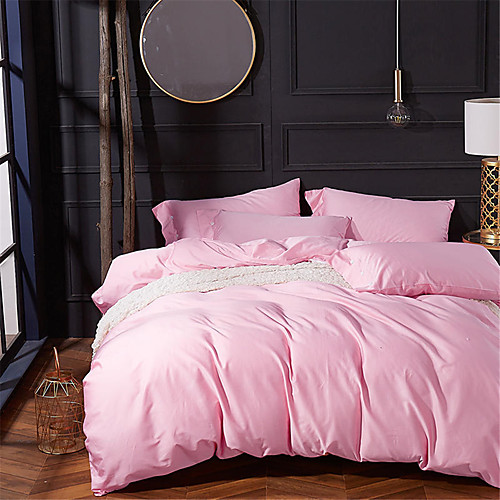 

Пододеяльник наборы Однотонный Хлопок Крашенный в пряже 4 предметаBedding Sets